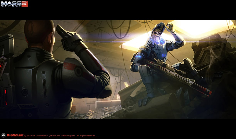 Illustration for article titled The Cartoon Concept Art of Mass Effect & Dragon Age